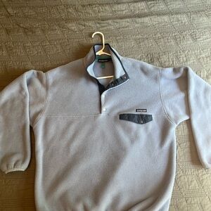 Patagonia Gray Fleece Pullover